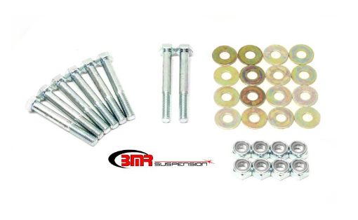 Picture of BMR 78 - 87 G - Body Control Arm Hardware Kit Rear Upper And Lower - Zinc plated