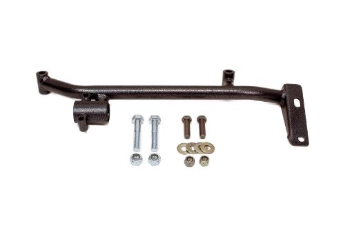 Picture of BMR 93 - 02 F - Body Manual Steering Bracket (For Stock K - Member Only) - Black Hammertone