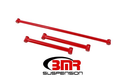 Picture of BMR 82 - 02 3rd Gen F - Body Non - Adj. Rear Suspension Kit (Polyurethane) - Red