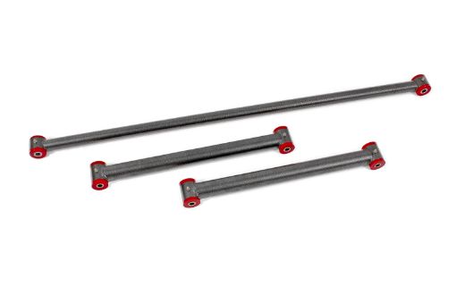 Picture of BMR 82 - 02 3rd Gen F - Body On - Car Adj. Rear Suspension Kit (Polyurethane) - Black Hammertone