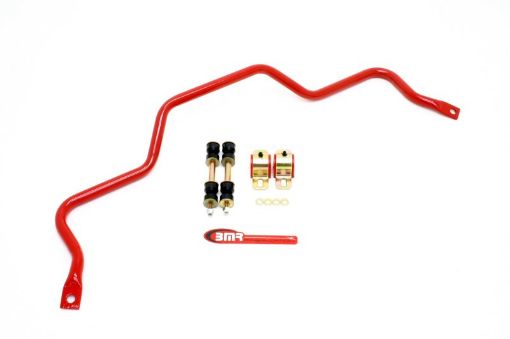 Picture of BMR 82 - 02 3rd Gen F - Body Rear Hollow 25mm Sway Bar Kit w Bushings - Red