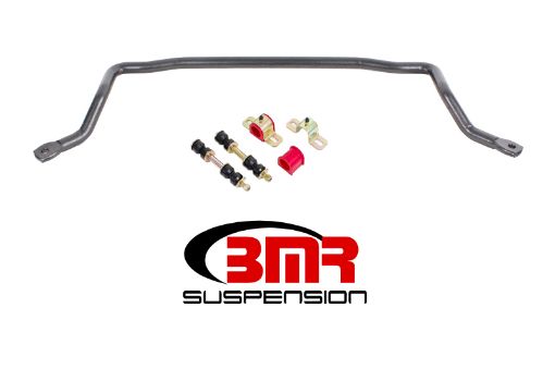 Picture of BMR 78 - 87 G - Body Front Solid 1.25in Sway Bar Kit w Bushings - Black Hammertone