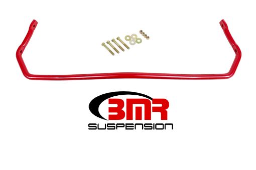 Picture of BMR 78 - 87 G - Body Rear Solid 1.0in Sway Bar Kit - Red