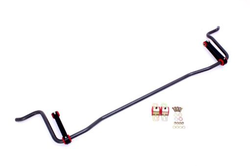 Picture of BMR 05 - 10 S197 Mustang Rear Solid 22mm Sway Bar Kit w Bushings Billet Links - Black Hammertone