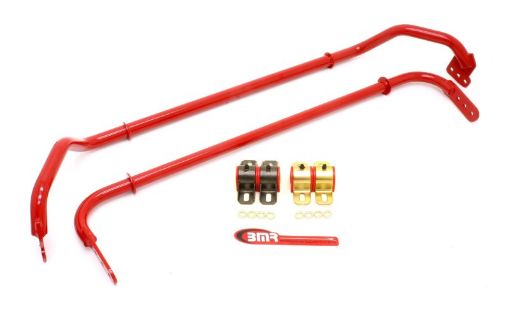 Picture of BMR 10 - 11 5th Gen Camaro Front Rear Sway Bar Kit w Bushings - Red