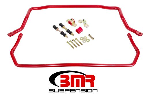 Picture of BMR 78 - 87 G - Body Front Rear Sway Bar Kit w Bushings - Red