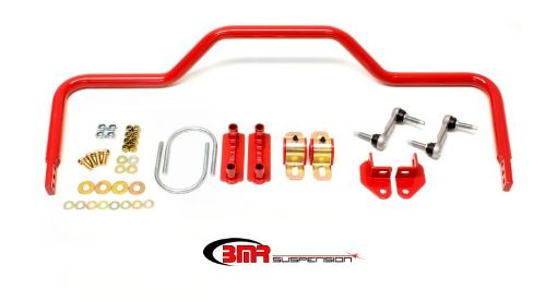 Picture of BMR 64 - 72 A - Body Rear Pro - Touring Style Hollow 1.125in Sway Bar Kit - Red