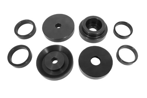 Picture of BMR 2008 - 2018 Challenger Rear Cradle Lockout Bushing Kit - Black Anodized