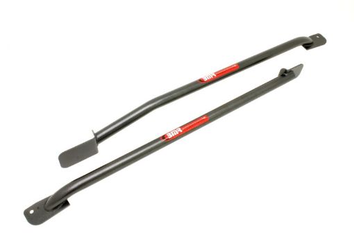 Picture of BMR 93 - 02 F - Body Non - Convertible Weld - On Tubular Subframe Connectors - Black Hammertone