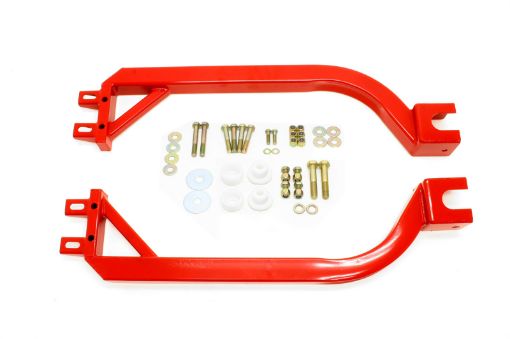 Picture of BMR 67 - 69 1st Gen F - Body Bolt - On Subframe Connectors - Red