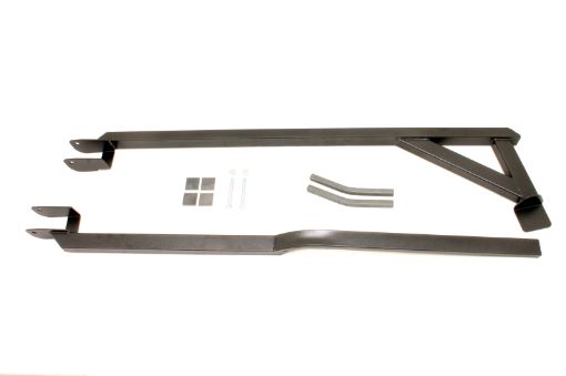 Picture of BMR 82 - 82 3rd Gen F - Body Weld - On Boxed Subframe Connector (Outside Frame Exhaust) - Black Hammertone