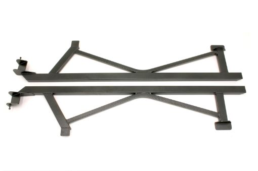 Picture of BMR 05 - 14 S197 Mustang Weld - On Boxed Subframe Connectors - Black Hammertone