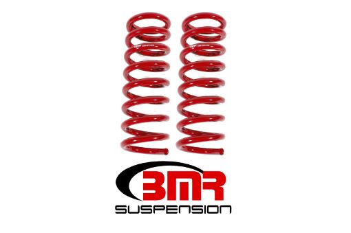 Picture of BMR 64 - 72 A - Body Front Lowering Springs - Red