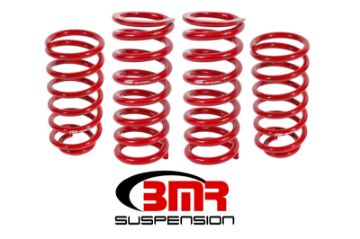 Picture of BMR 79 - 04 Fox Mustang Lowering Spring Kit (Set Of 4) - Red