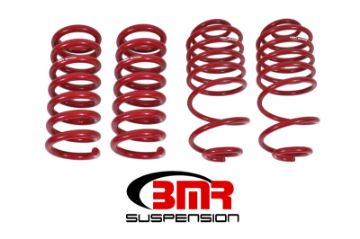 Picture of BMR 78 - 87 G - Body Lowering Spring Kit (Set Of 4) - Red