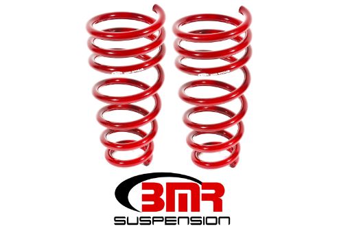 Picture of BMR 10 - 15 5th Gen Camaro V6 Rear Lowering Springs - Red