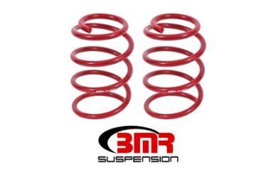 Picture of BMR 07 - 14 Shelby GT500 Front Performance Version Lowering Springs - Red