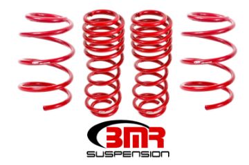 Picture of BMR 07 - 14 Shelby GT500 Lowering Springs (Set Of 4) - Red