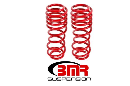 Picture of BMR 07 - 14 Shelby GT500 Rear Handling Version Lowering Springs - Red