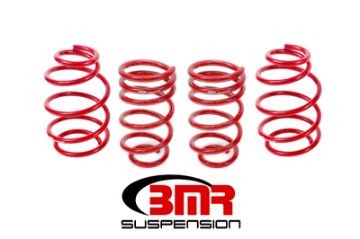 Picture of BMR 10 - 15 5th Gen Camaro V8 Lowering Spring Kit (Set Of 4) - Red