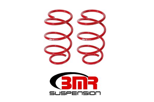 Picture of BMR 15 - 17 S550 Mustang Front Drag Version Lowering Springs - Red