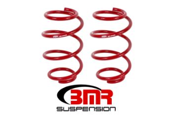 Picture of BMR 15 - 17 S550 Mustang Front Performance Version Lowering Springs - Red