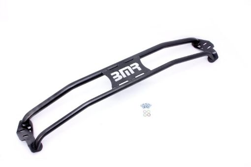 Picture of BMR 11 - 15 5th Gen Camaro Front 2 - Point Strut Tower Brace - Black Hammertone