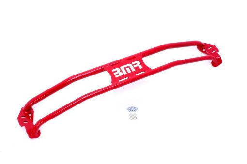 Picture of BMR 11 - 15 5th Gen Camaro Front 2 - Point Strut Tower Brace - Red