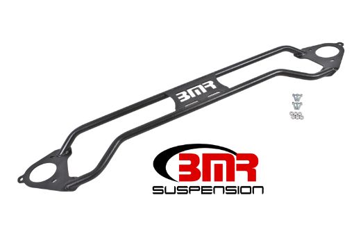 Picture of BMR 16 - 17 6th Gen Camaro Front Twin Tube Design Strut Tower Brace - Black Hammertone