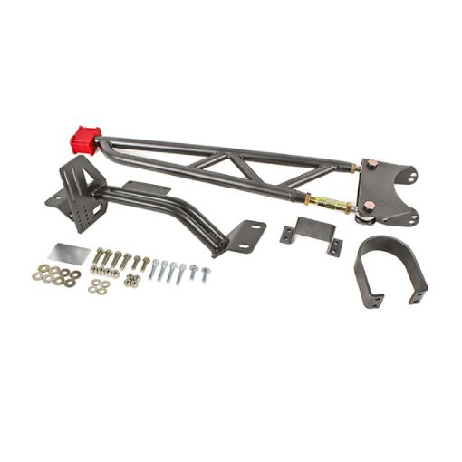 Picture of BMR 93 - 02 F - Body w DSL Torque Arm Tunnel Mount (For Long Tube Headers) - Black Hammertone
