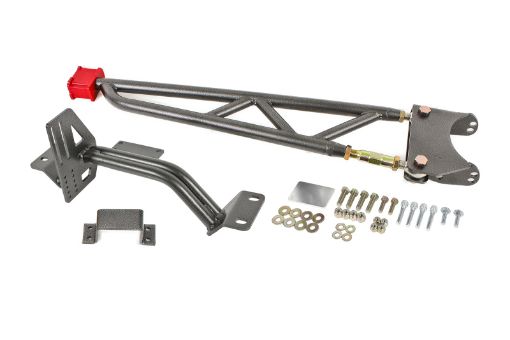 Picture of BMR 93 - 02 F - Body wo DSL Torque Arm Tunnel Mount (For Long Tube Headers) - Black Hammertone
