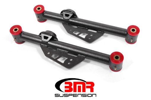 Picture of BMR 99 - 04 Mustang Non - Adj. Lower Control Arms (Polyurethane) - Black Hammertone