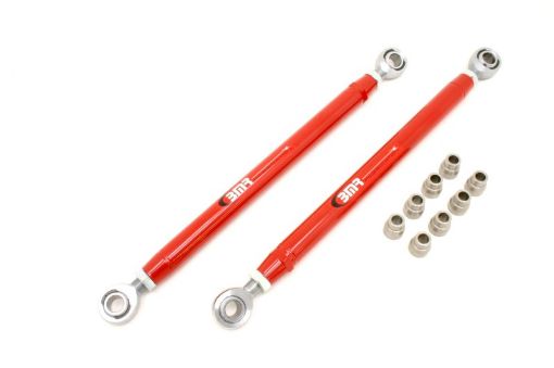 Picture of BMR 05 - 14 S197 Mustang Double Adj. Lower Control Arms w Heavy Duty Rod Ends - Red