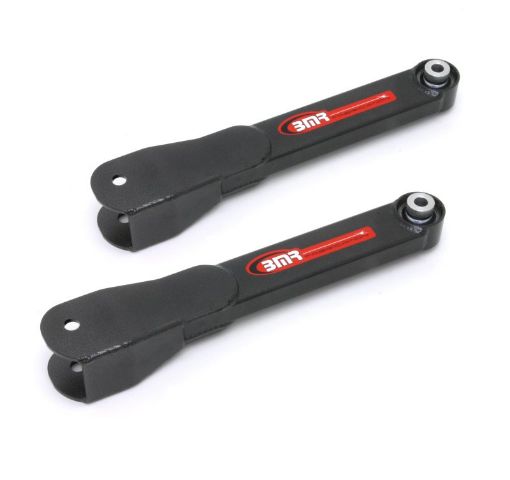 Picture of BMR 10 - 15 5th Gen Camaro Rear Non - Adj. Trailing Arms w Spherical Bearings - Black Hammertone