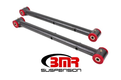 Picture of BMR 64 - 72 A - Body Non - Adj. Lower Control Arms (Polyurethane) - Black Hammertone