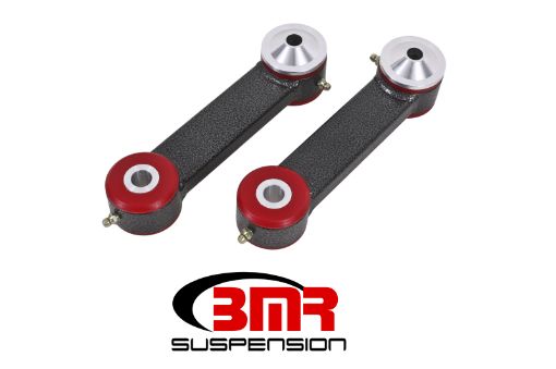 Picture of BMR 15 - 17 S550 Mustang Rear Lower Control Arms Vertical Link (Polyurethane) - Black Hammertone