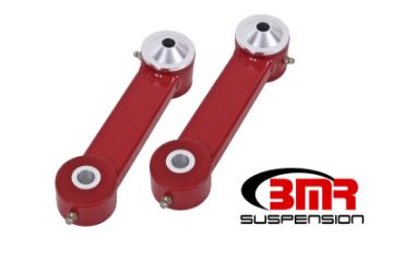 Picture of BMR 15 - 17 S550 Mustang Rear Lower Control Arms Vertical Link (Polyurethane) - Red