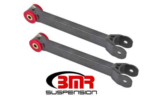 Picture of BMR 16 - 17 6th Gen Camaro Non - Adj. Lower Trailing Arms (Polyurethane) - Black Hammertone