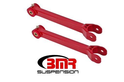 Picture of BMR 16 - 17 6th Gen Camaro Non - Adj. Lower Trailing Arms (Polyurethane) - Red