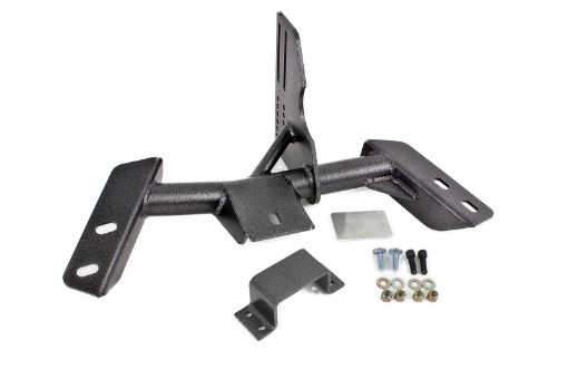 Picture of BMR 84 - 92 3rd Gen F - Body Torque Arm Relocation Crossmember TH700R4 4L60 - Black Hammertone