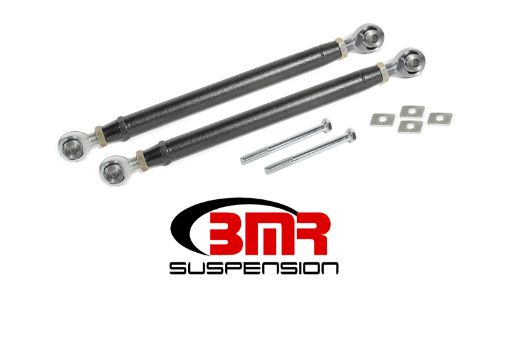 Picture of BMR 16 - 17 6th Gen Camaro Rear Double Adj. Rod Ends Toe Rods - Black Hammertone