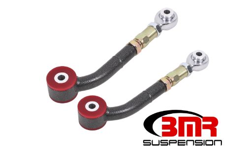 Picture of BMR 08 - 17 Challenger Upper Trailing Arms w On - Car Adj. PolyRod Ends - Black Hammertone