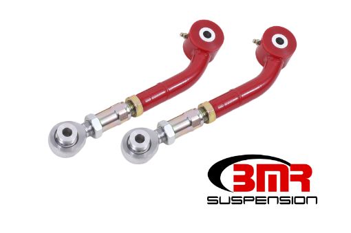 Picture of BMR 08 - 17 Challenger Upper Trailing Arms w On - Car Adj. PolyRod Ends - Red