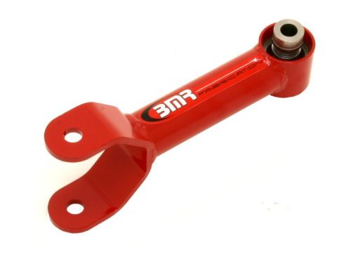 Picture of BMR 05 - 10 S197 Mustang Non - Adj. Upper Control Arm w Spherical Bearings - Red