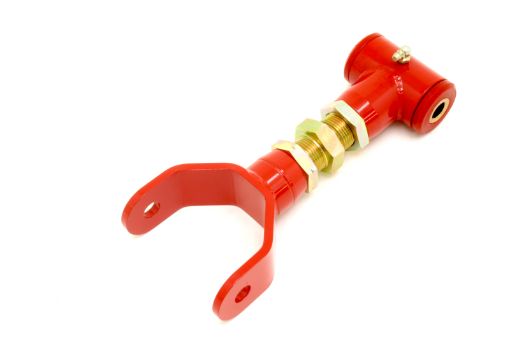 Picture of BMR 05 - 10 S197 Mustang Upper Control Arm On - Car Adj. (Polyurethane) - Red