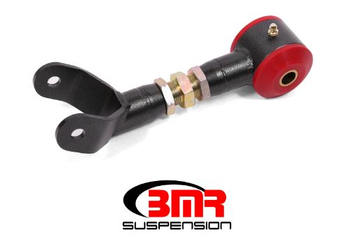 Picture of BMR 11 - 14 S197 Mustang Upper Control Arm On - Car Adj. (Polyurethane) - Black Hammertone