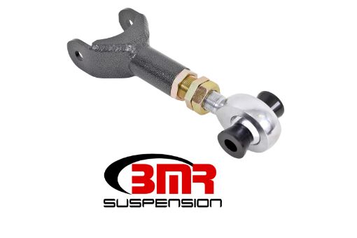 Picture of BMR 11 - 14 S197 Mustang Upper Control Arm On - Car Adj. Rod Ends - Black Hammertone