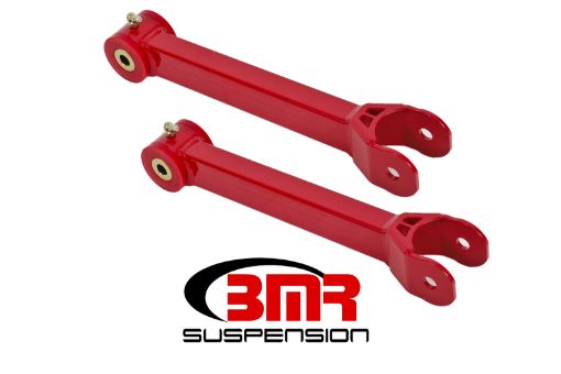 Picture of BMR 16 - 17 6th Gen Camaro Non - Adj. Upper Trailing Arms (Polyurethane) - Red