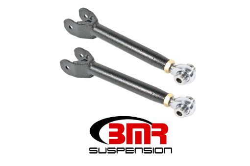 Picture of BMR 16 - 17 6th Gen Camaro Upper Trailing Arms w Single Adj. Rod Ends - Black Hammertone