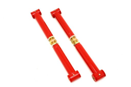 Picture of BMR 82 - 02 3rd Gen F - Body Xtreme Chrome Moly Lower Control Arms On - Car Adj. (Poly) - Red